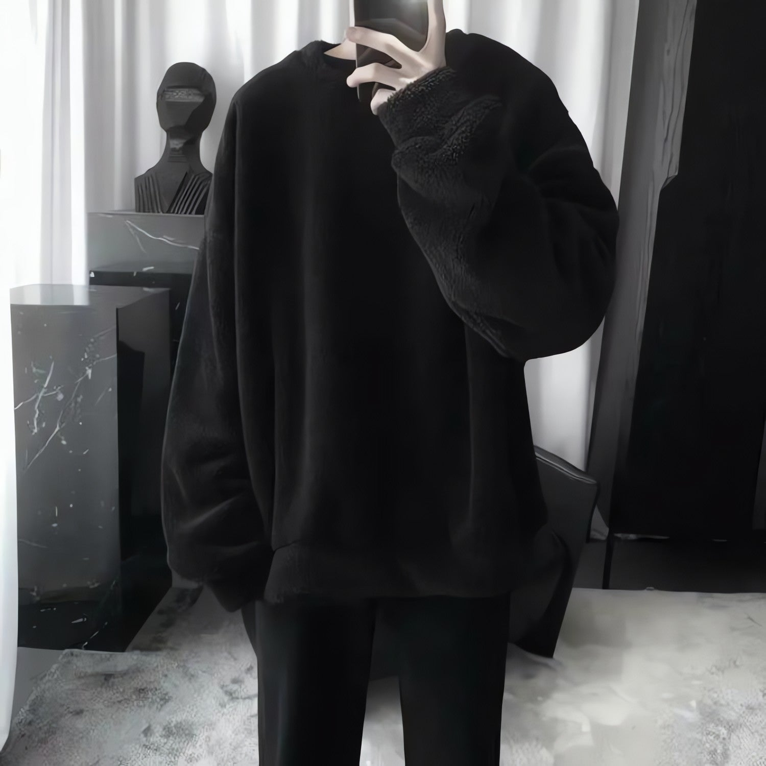 Soft Boy Oversized Teddy Sweatshirt - KAYSMAR