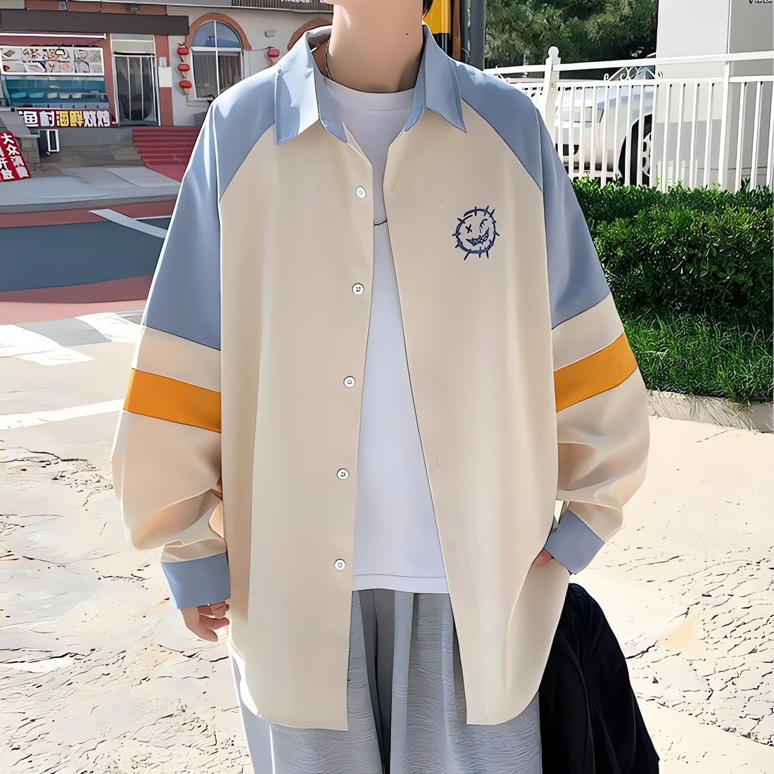 Soft Boy Smiley Pastel Shirt - KAYSMAR