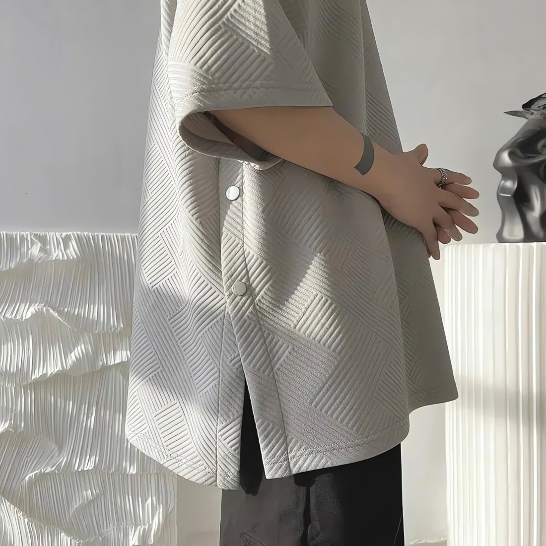 Soft Boy Snap Button Up Tee - KAYSMAR
