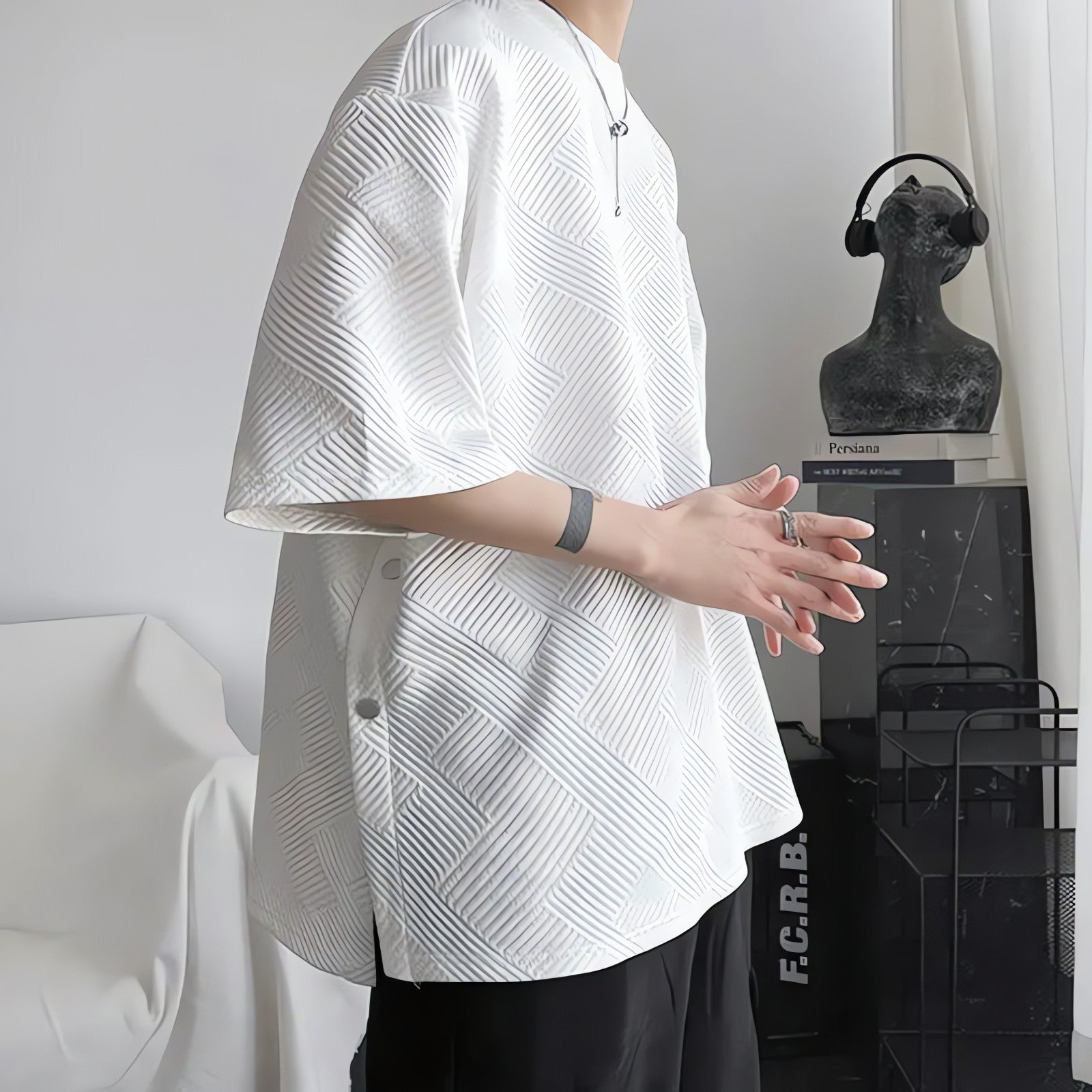 Soft Boy Snap Button Up Tee - KAYSMAR