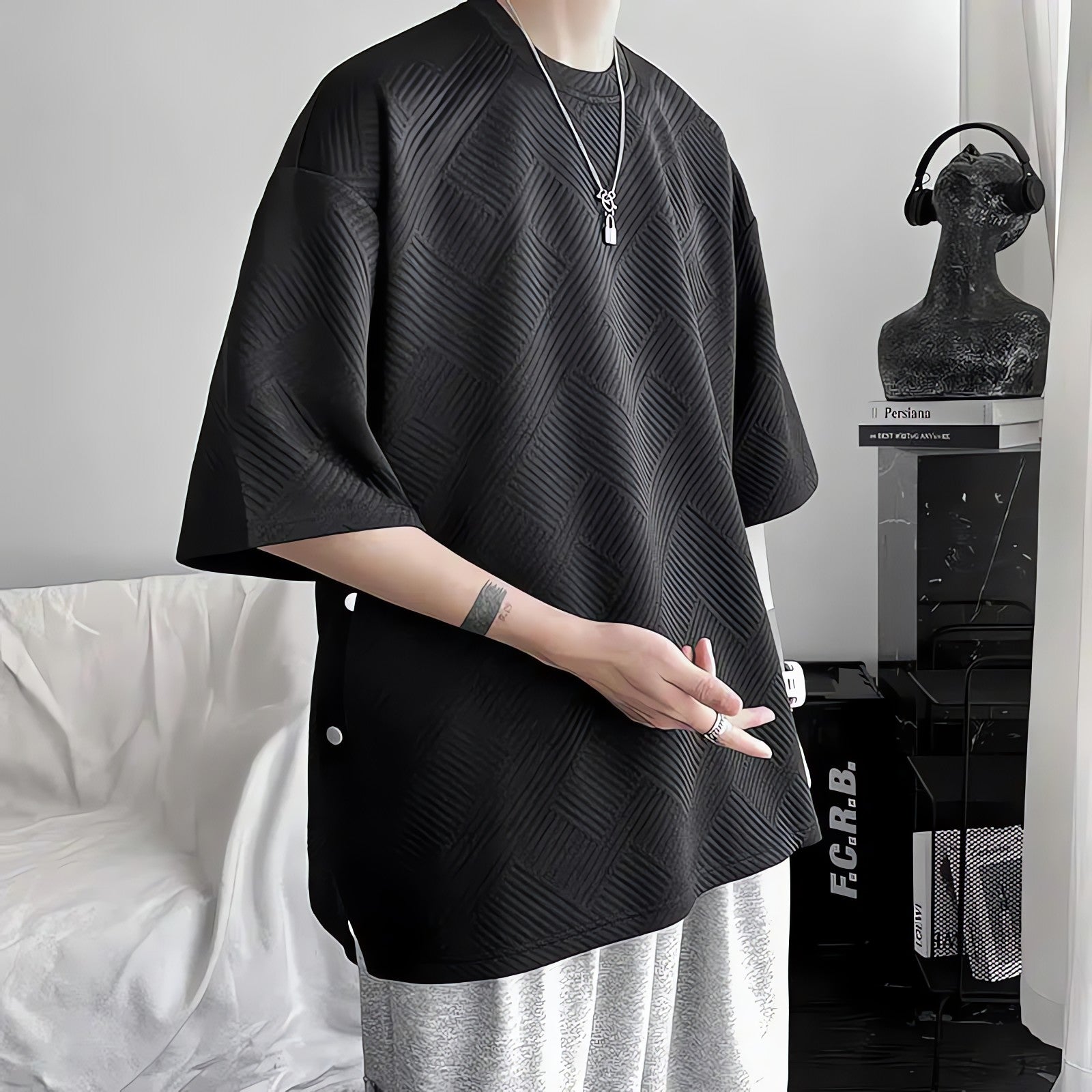 Soft Boy Snap Button Up Tee - KAYSMAR