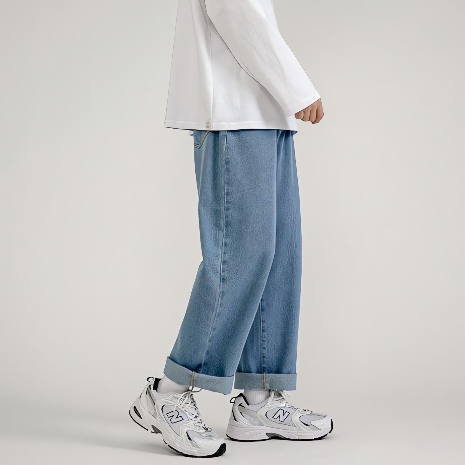 Soft Boy Washed Baggy Jeans - KAYSMAR