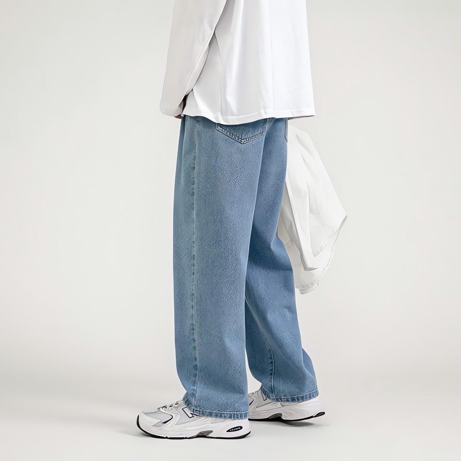 Soft Boy Washed Baggy Jeans - KAYSMAR