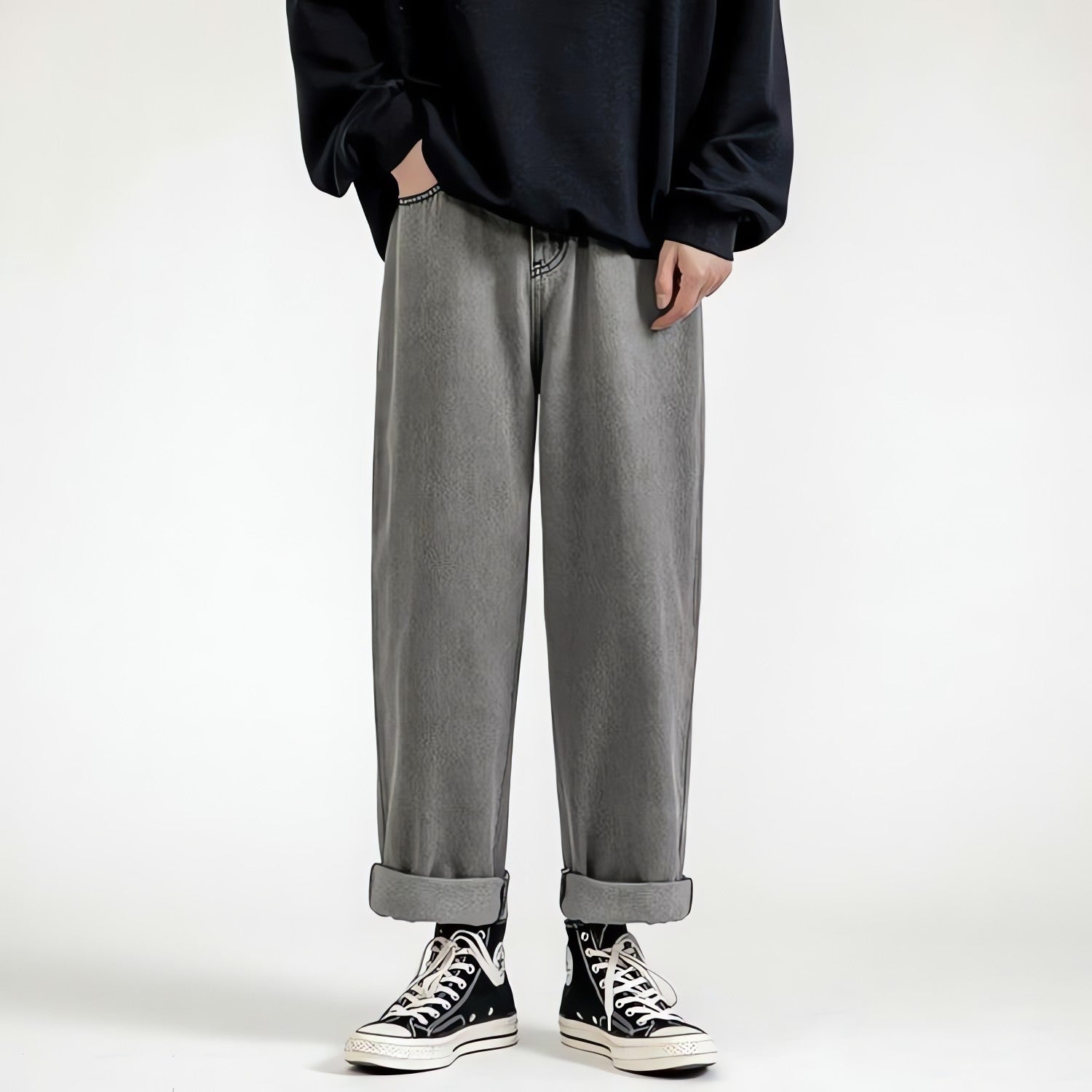 Soft Boy Washed Baggy Jeans - KAYSMAR
