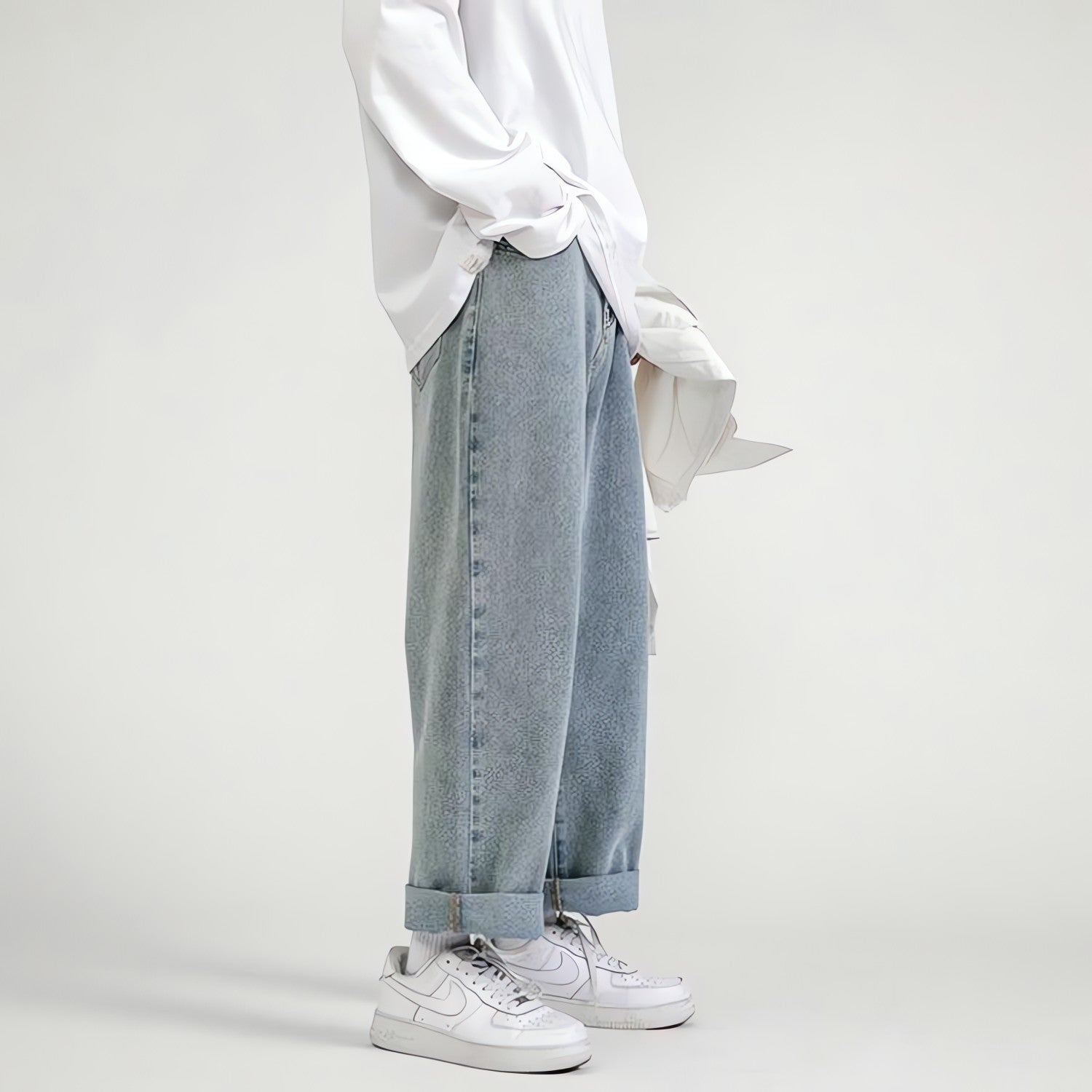 Soft Boy Washed Baggy Jeans - KAYSMAR