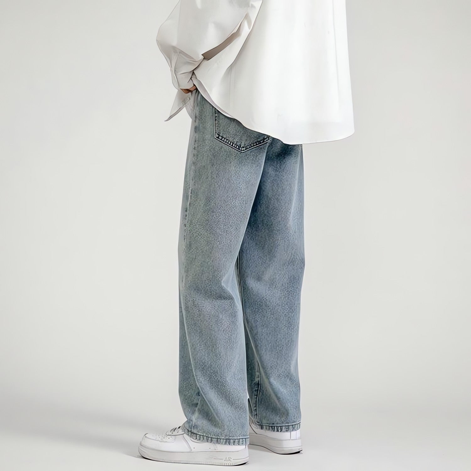 Soft Boy Washed Baggy Jeans - KAYSMAR