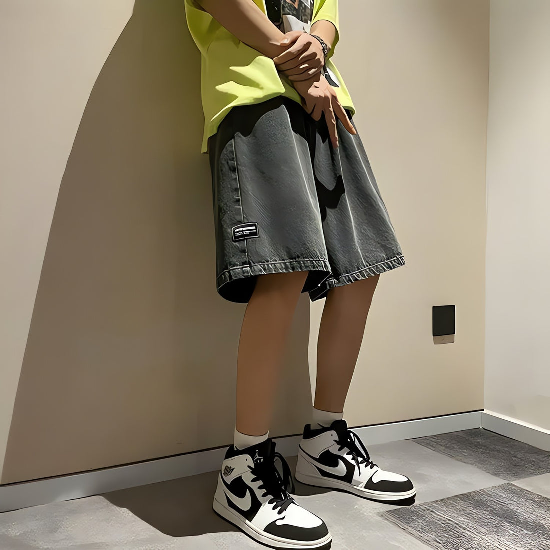 Soft Boy Wide Leg Wash Shorts - KAYSMAR