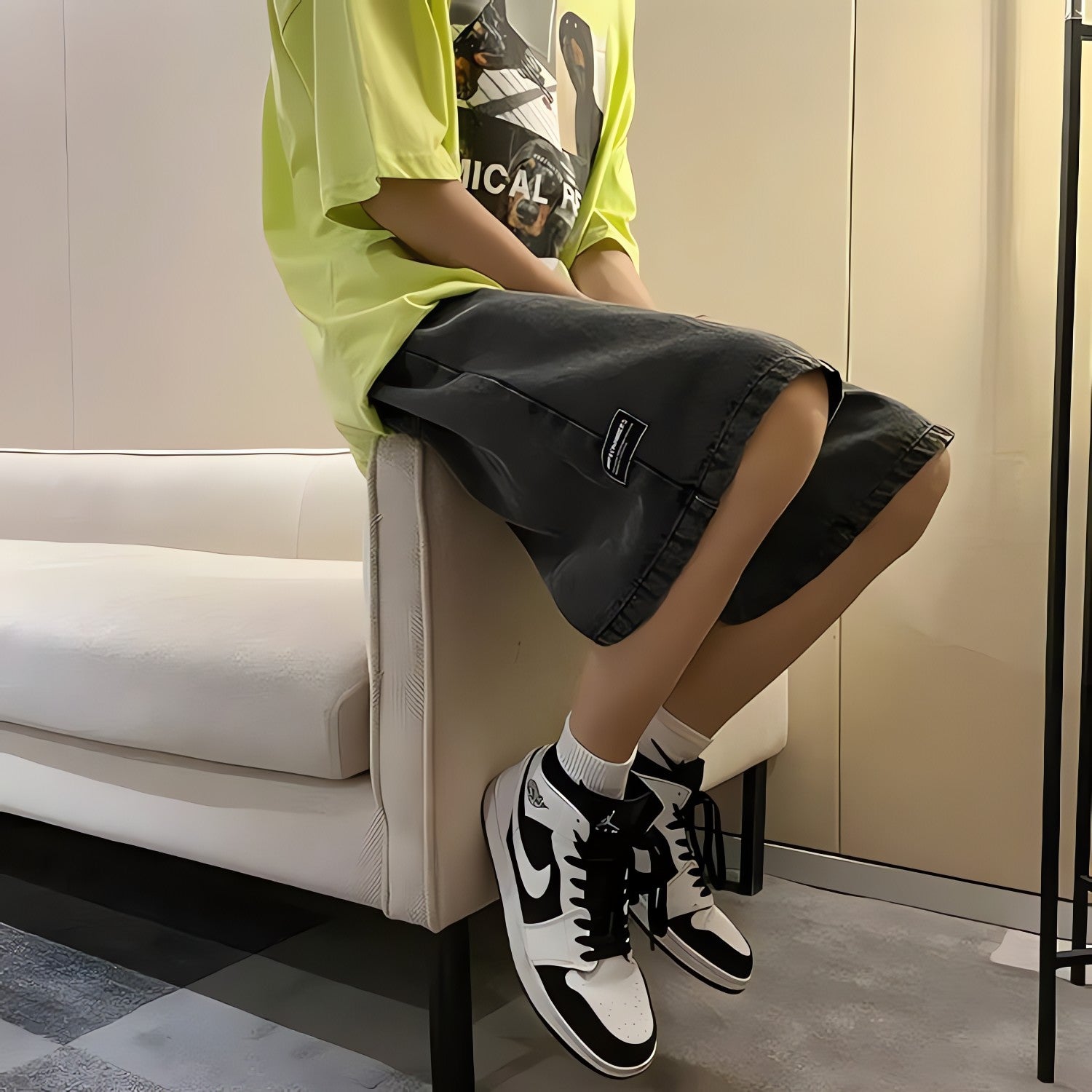 Soft Boy Wide Leg Wash Shorts - KAYSMAR