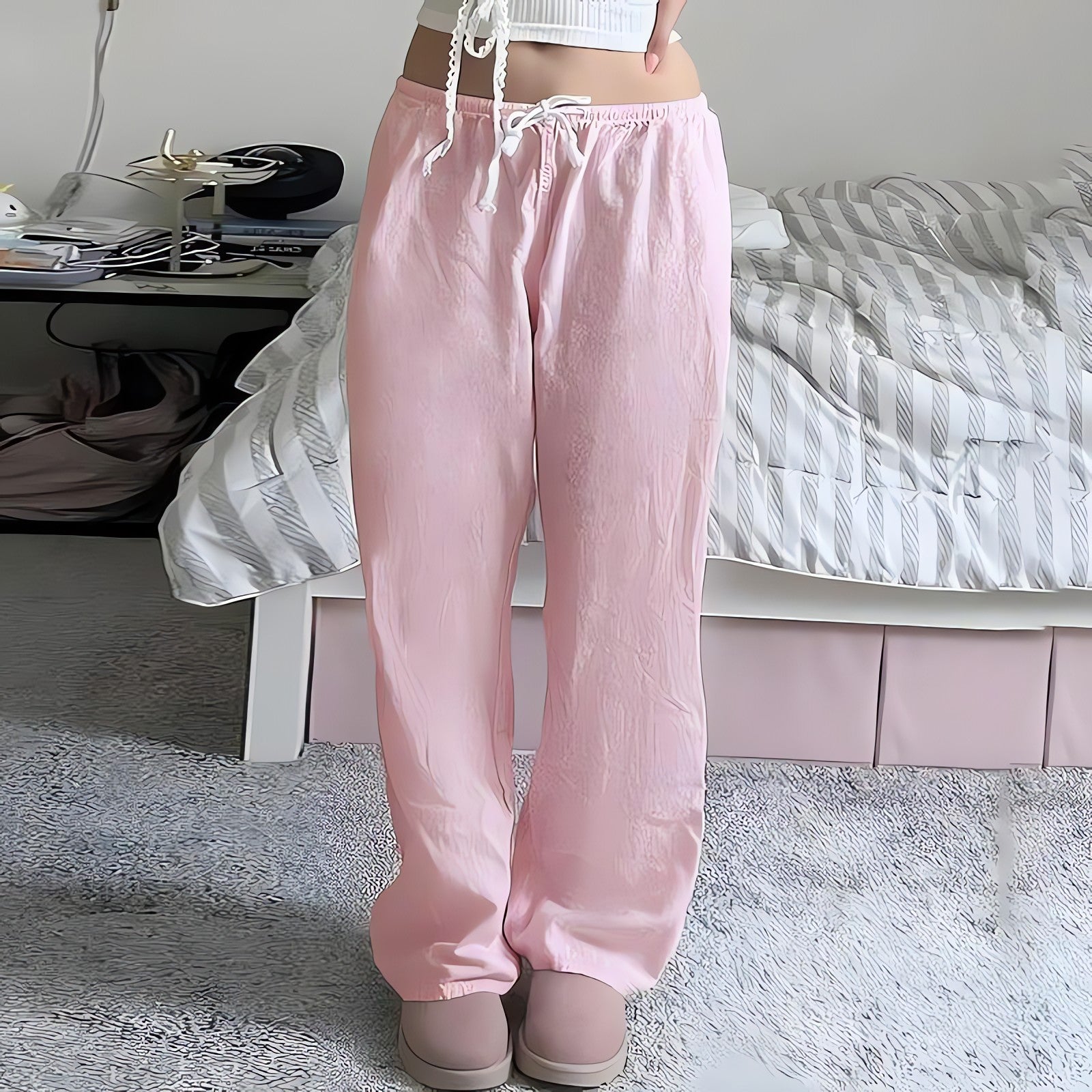 Soft Girl Cotton Candy Pants