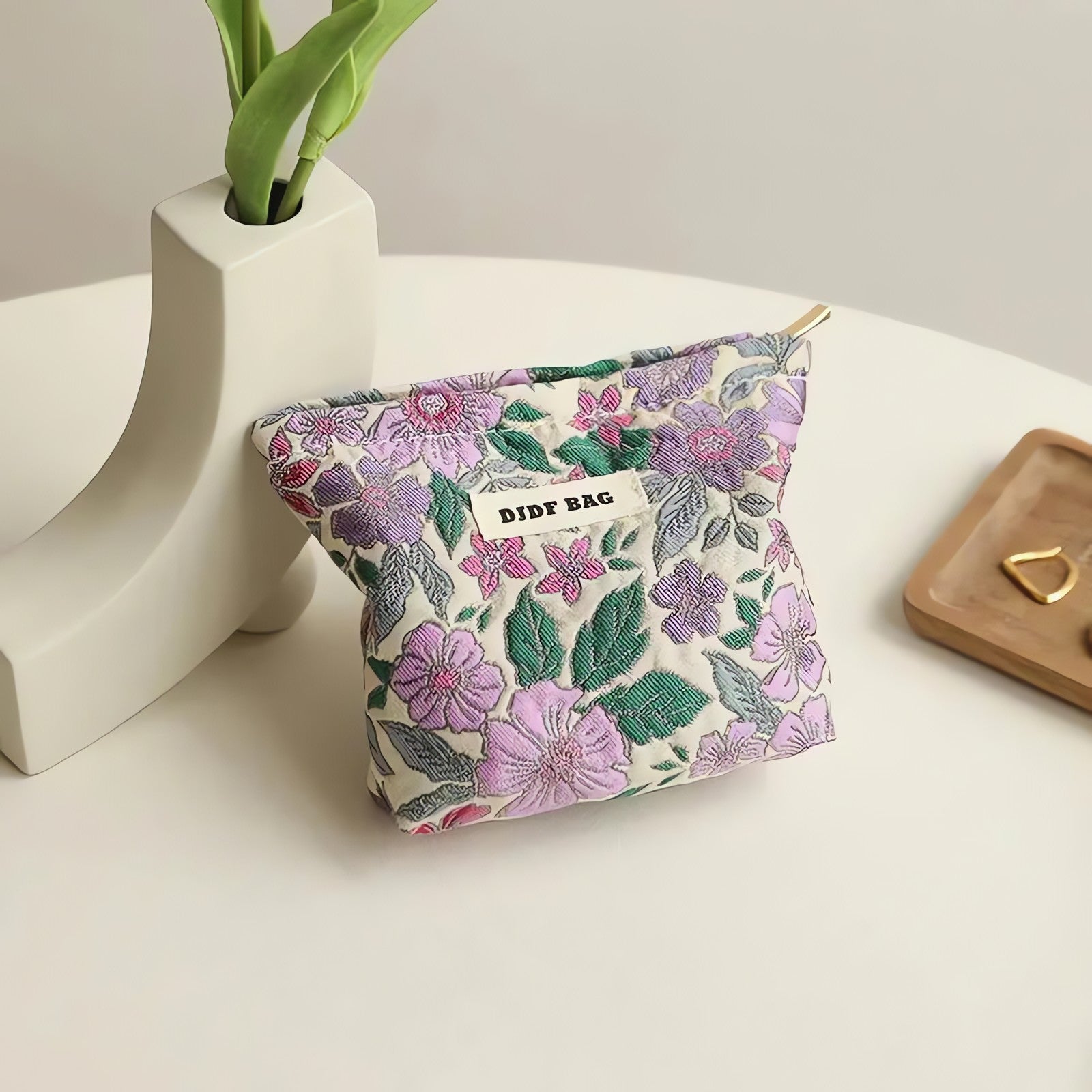 Soft Girl Floral Mini Makeup Bag - KAYSMAR