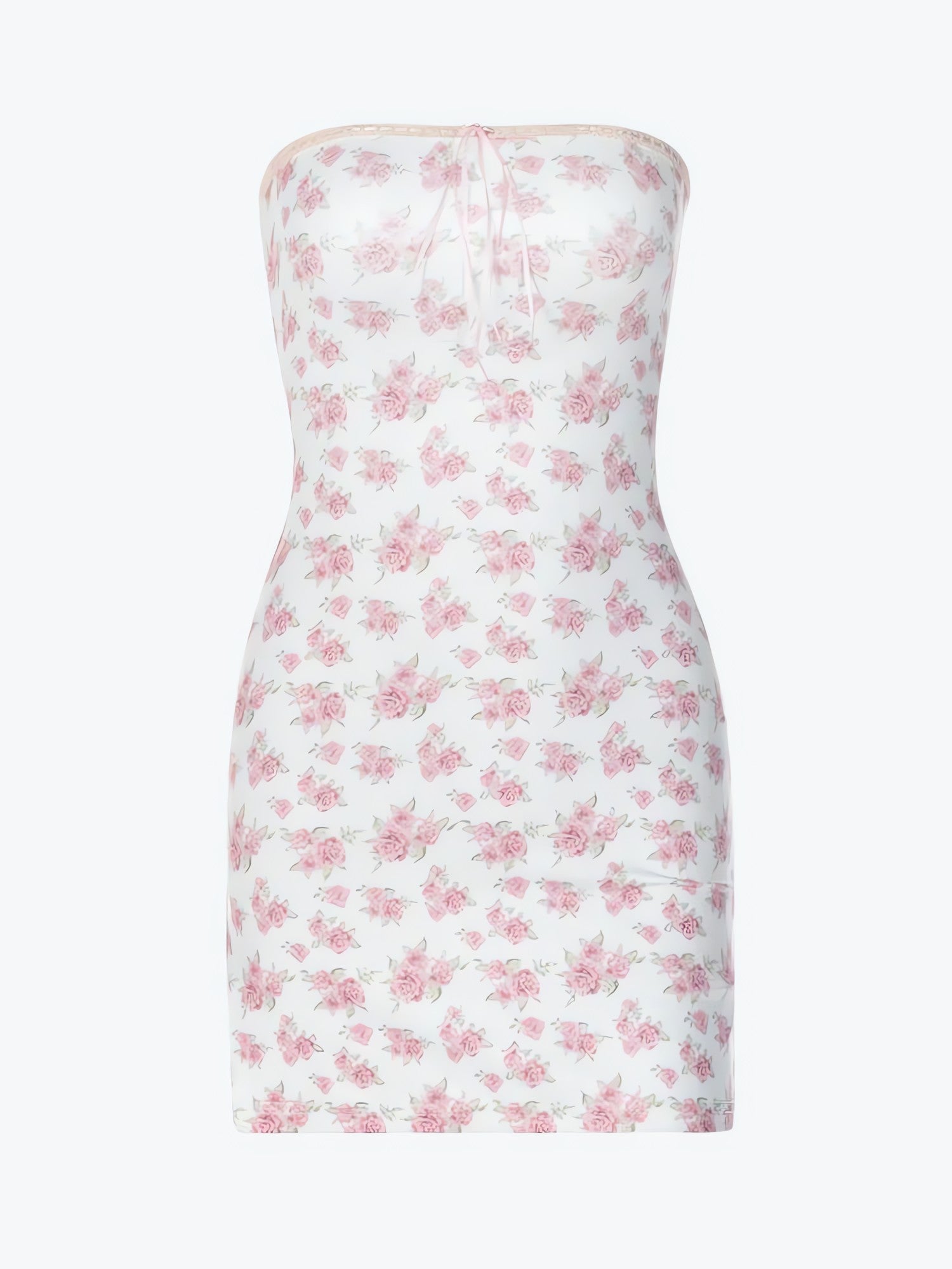 Soft Girl Floral Tube Mini Dress - KAYSMAR