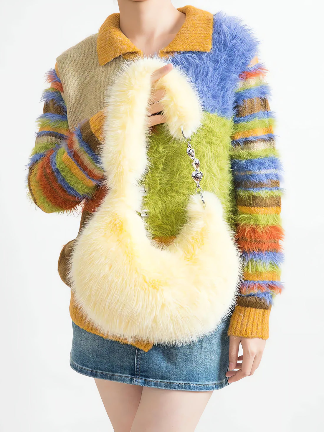 Soft Girl Fluffy Multifunctional Bag - KAYSMAR