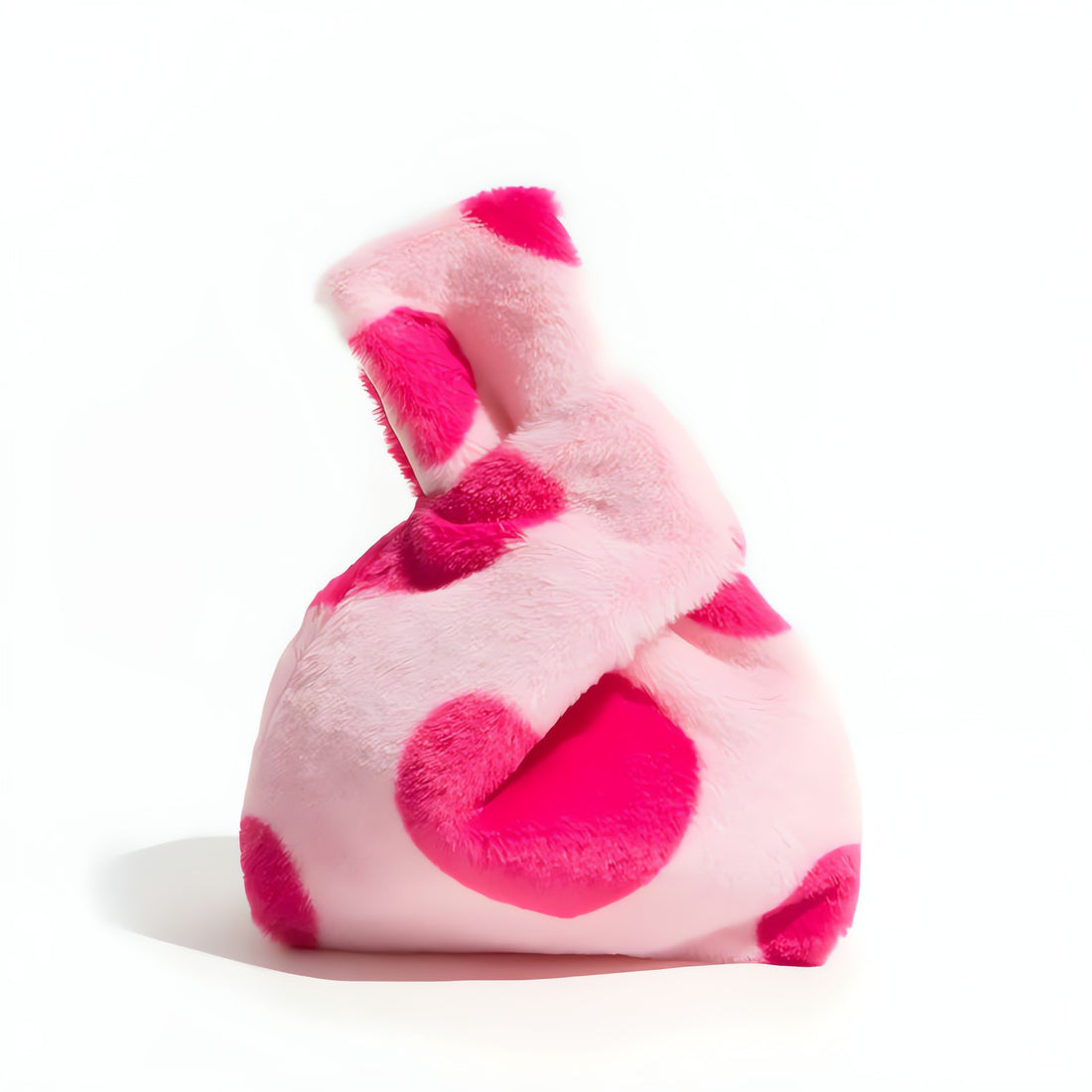 Soft Girl Heart Fluffy Wrist Bag - KAYSMAR