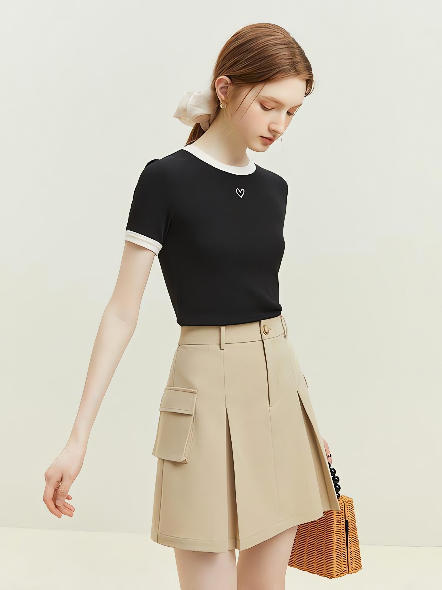 Soft Girl Minimal Heart Tee - KAYSMAR
