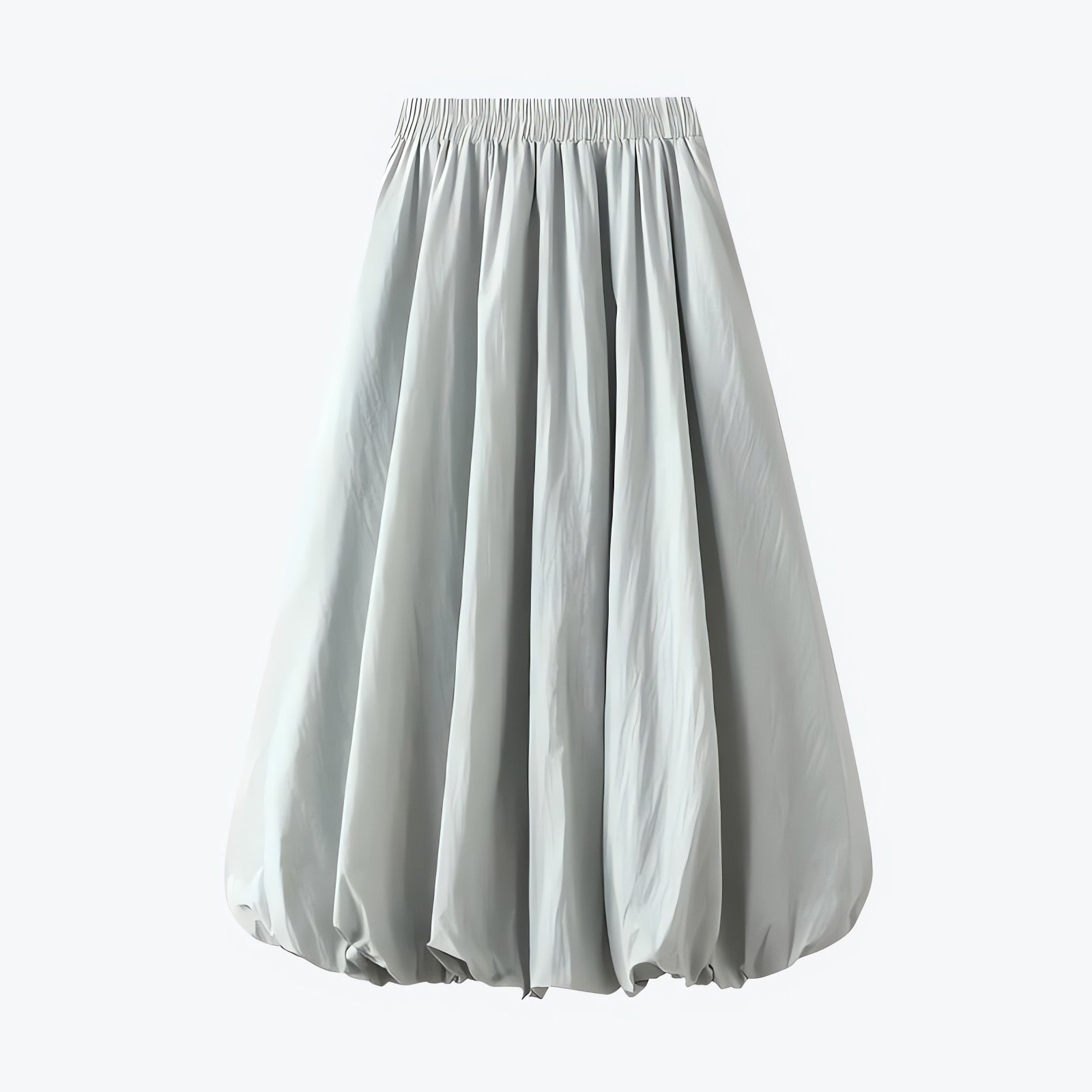 Soft Girl Pastel Bubble Midi Skirt - KAYSMAR