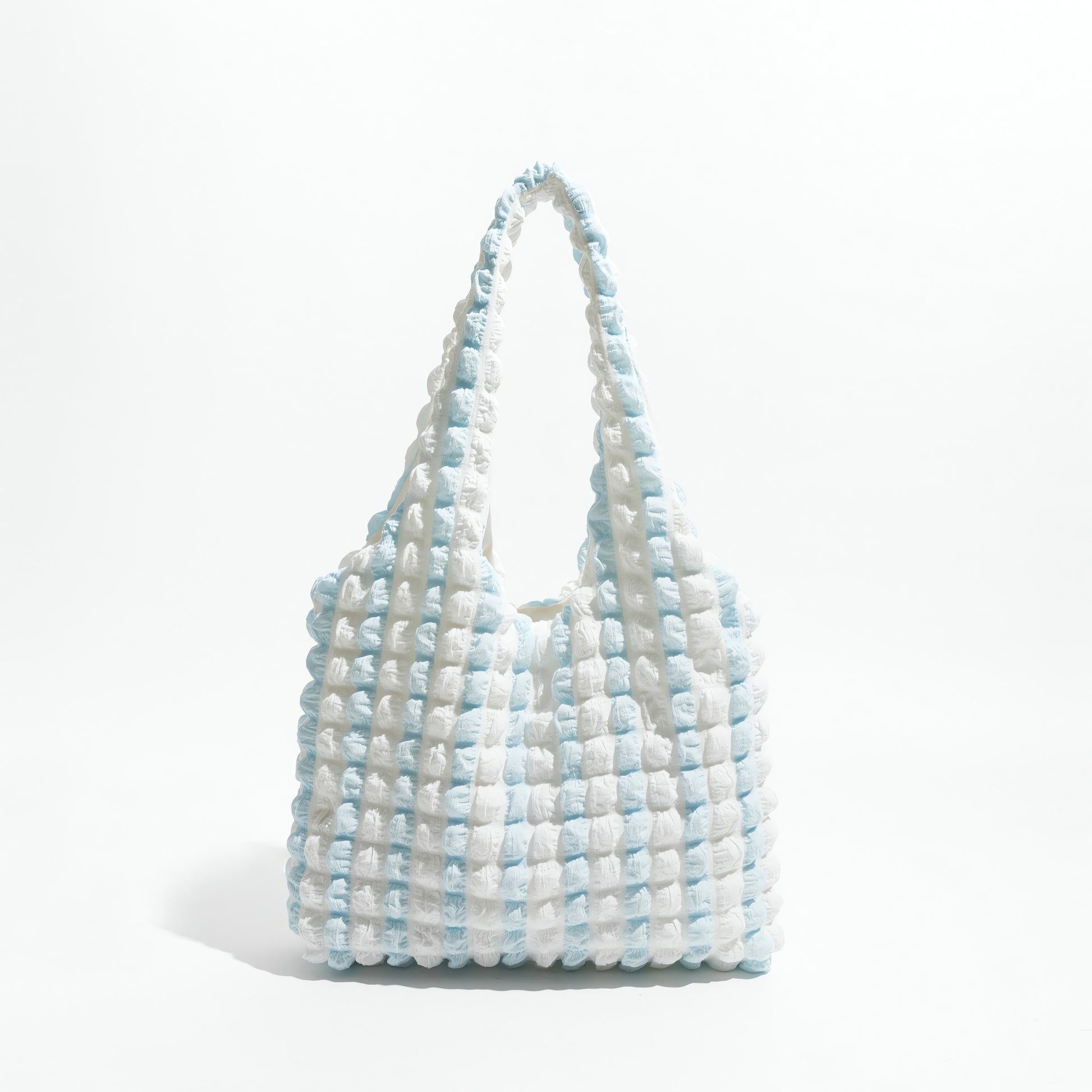 Soft Girl Quilted Striped Handbag - KAYSMAR