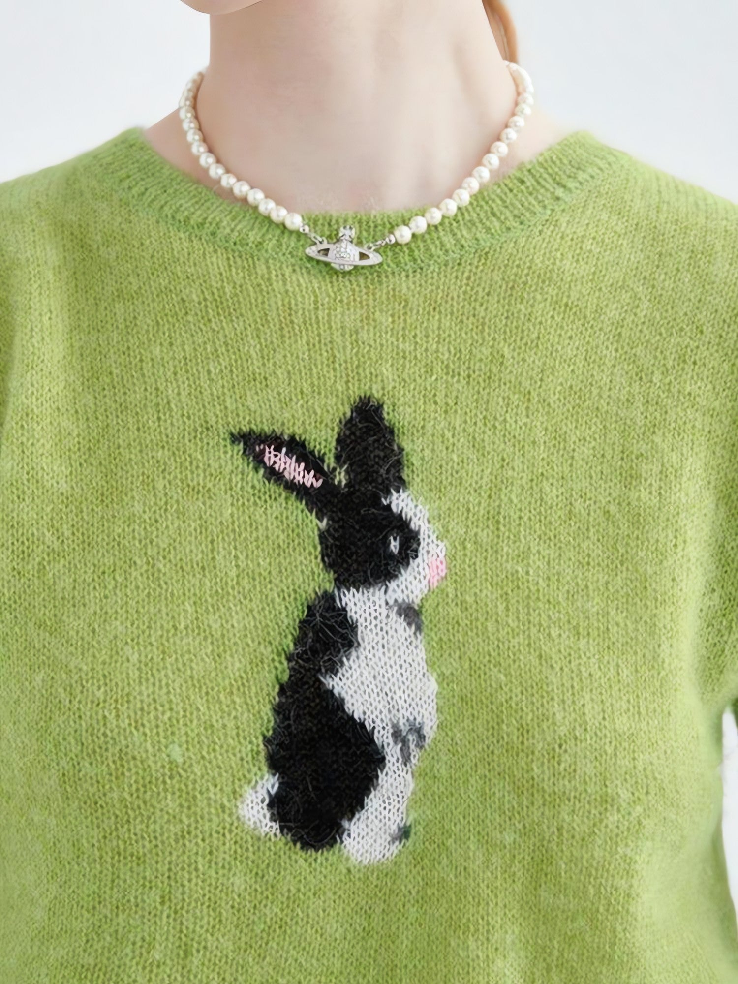 Soft Girl Rabbit Knitted Top - KAYSMAR