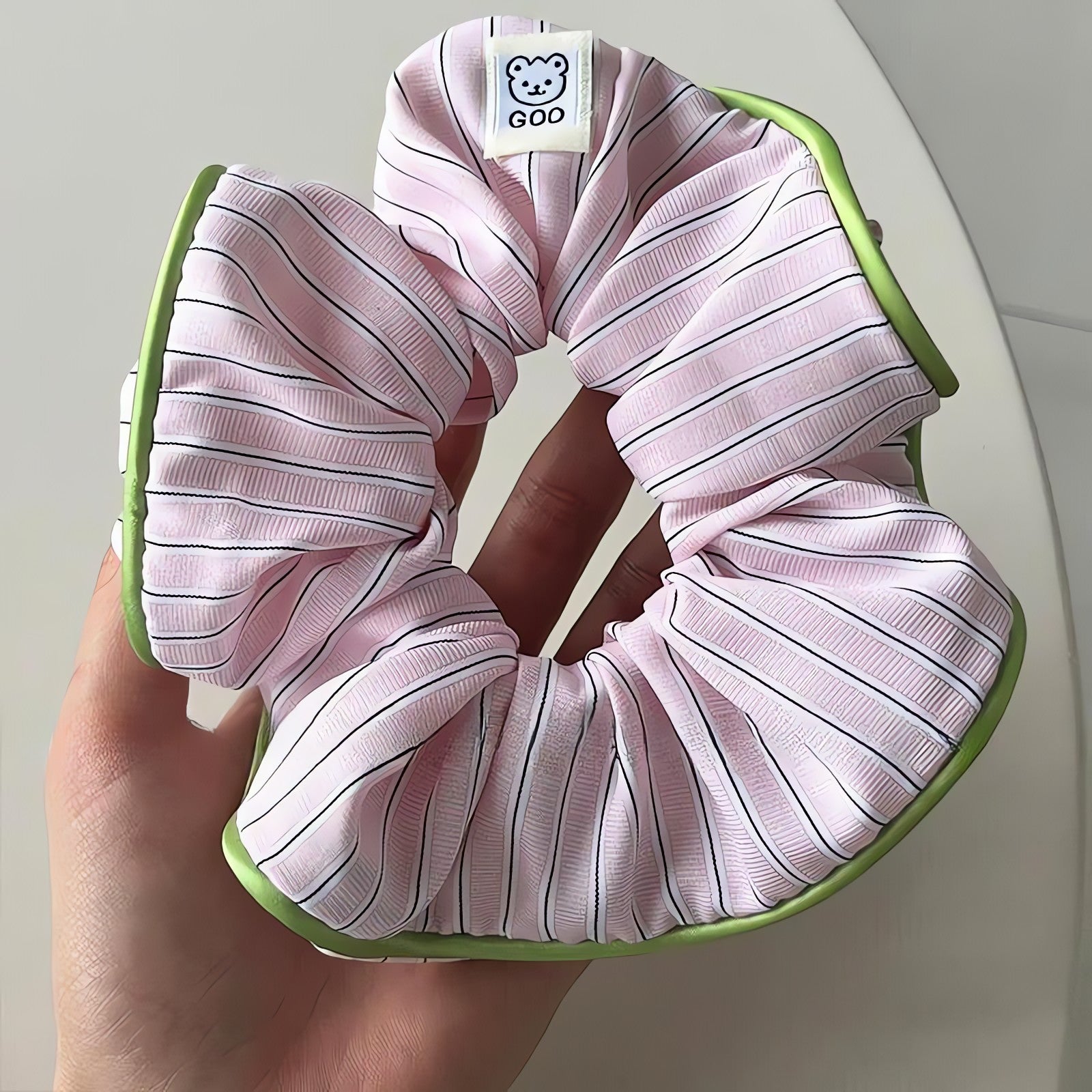 Soft Girl Striped Scrunchies - KAYSMAR