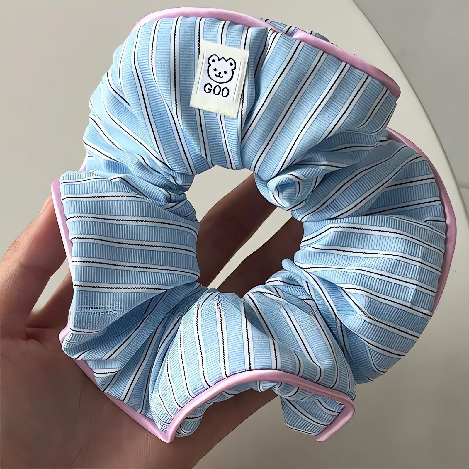 Soft Girl Striped Scrunchies - KAYSMAR
