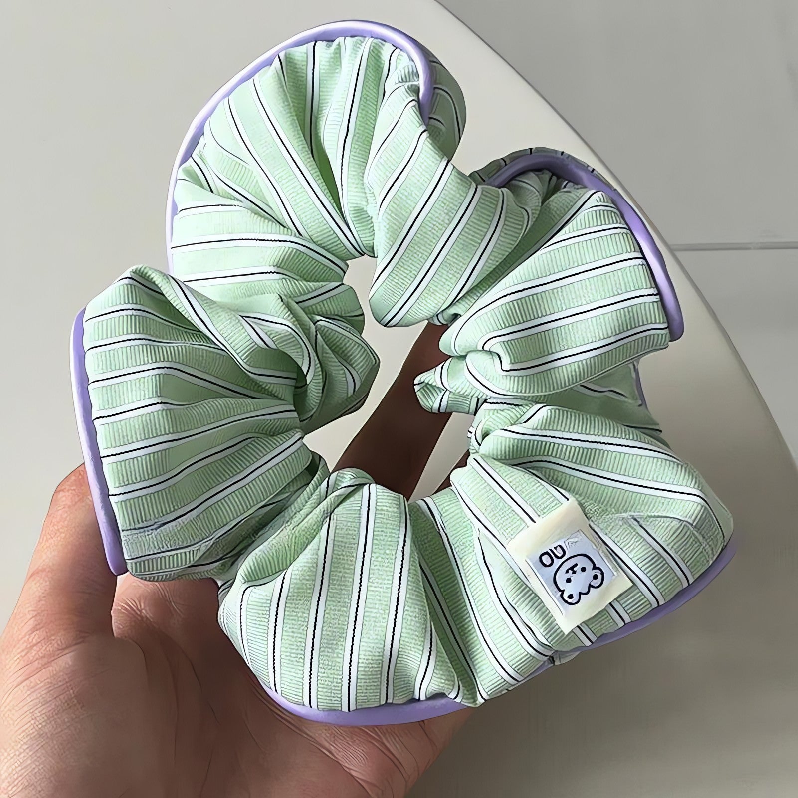 Soft Girl Striped Scrunchies - KAYSMAR