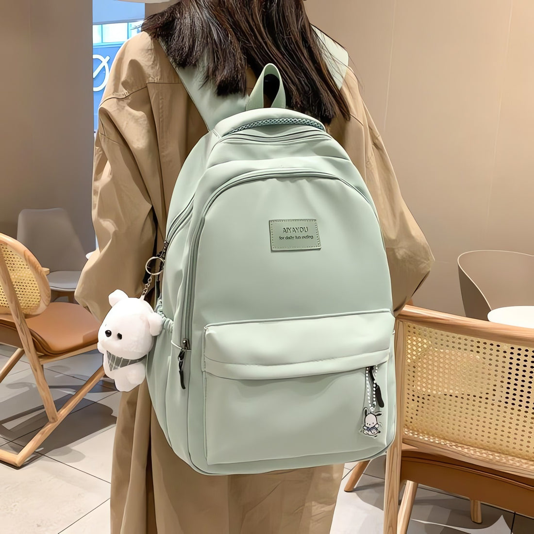 Soft Girl Waterproof School Backpack - KAYSMAR