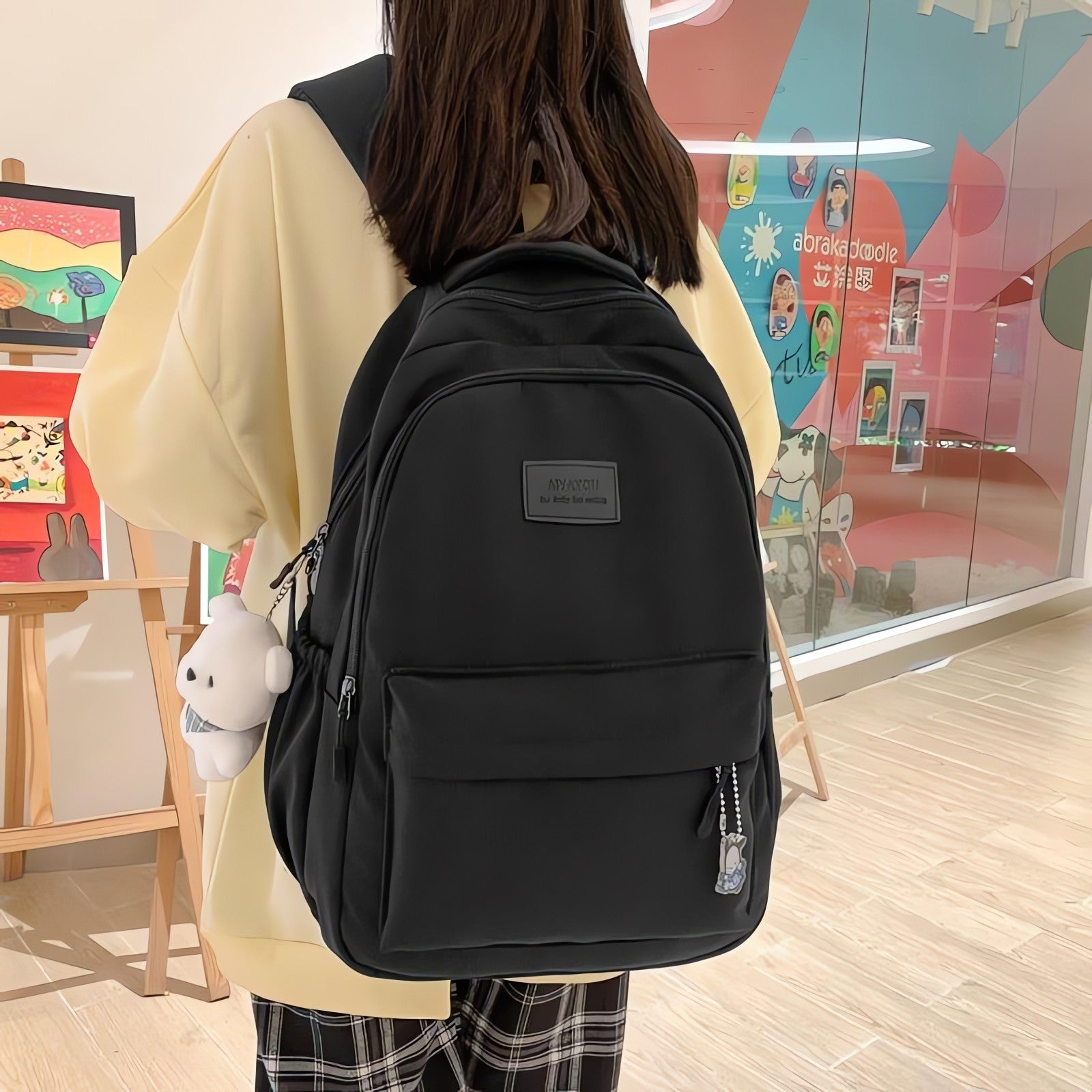 Soft Girl Waterproof School Backpack - KAYSMAR