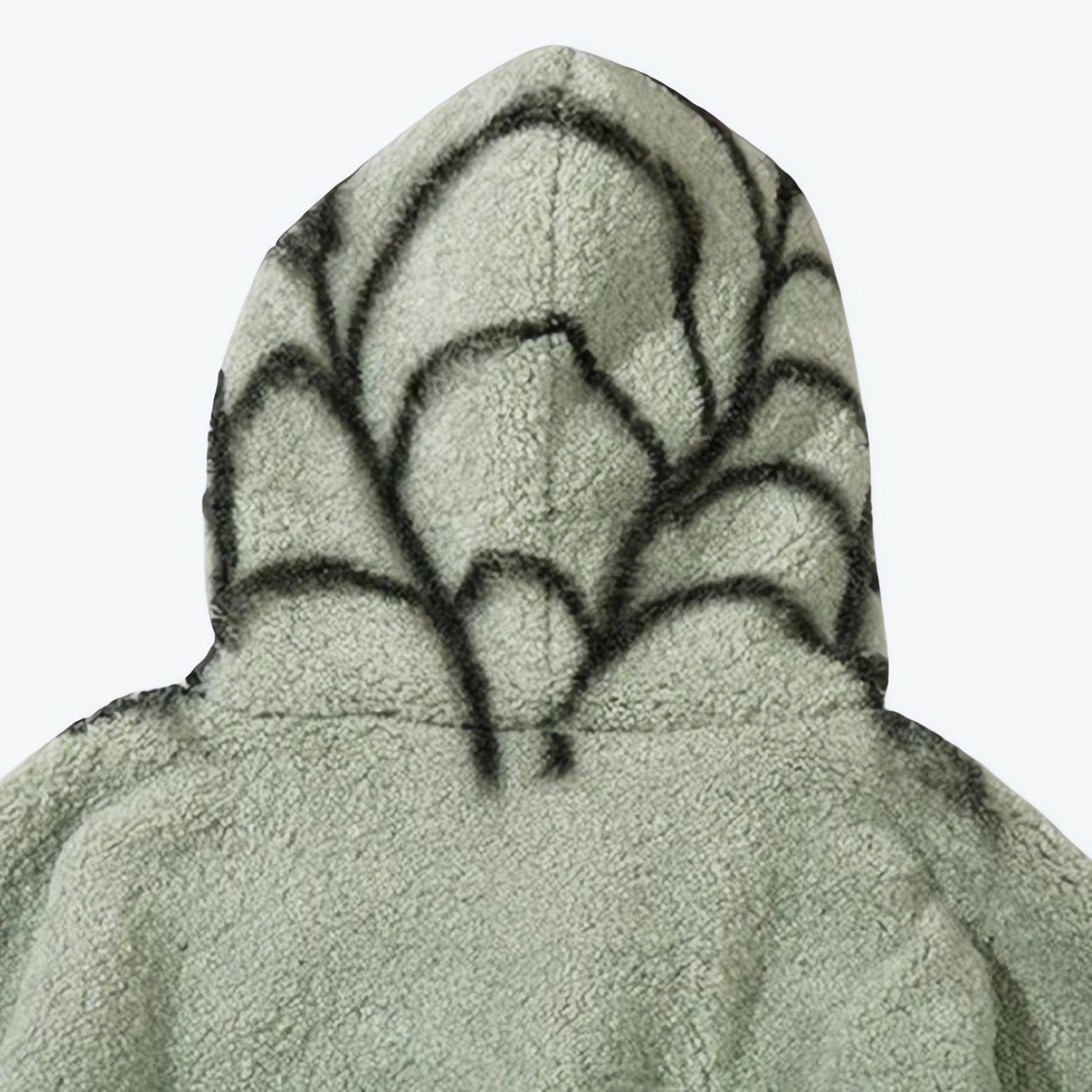 Spider Full Zip-Up Teddy Hoodie Jacket - KAYSMAR