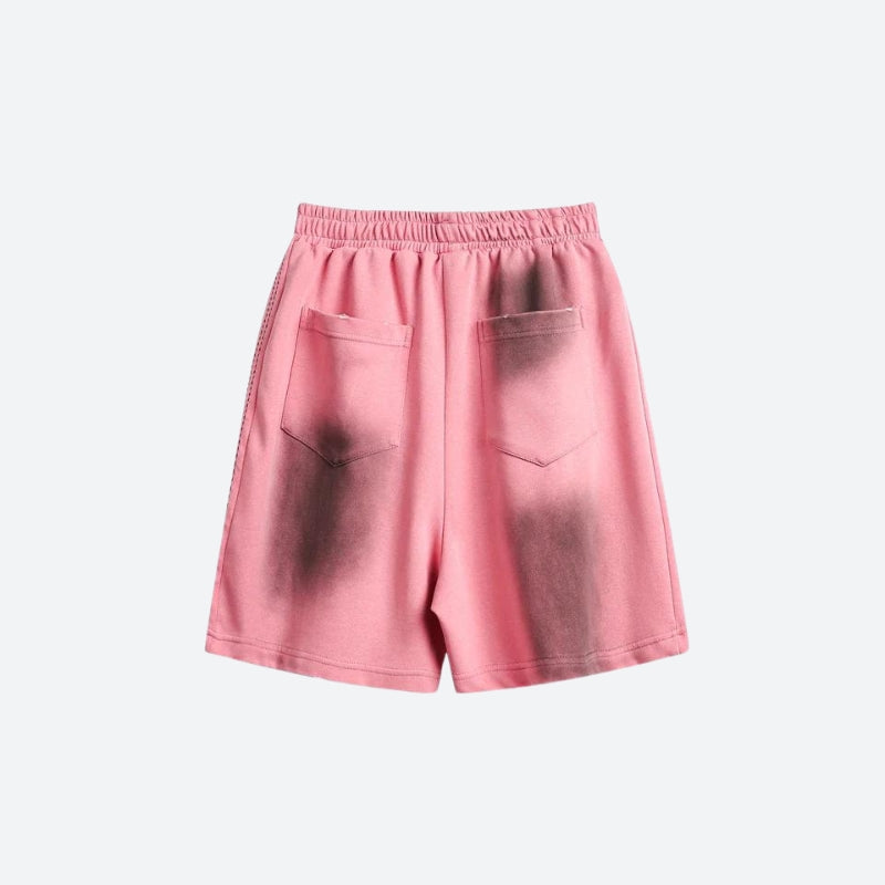 Spray-Effect Sport Shorts - KAYSMAR