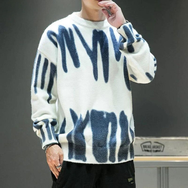 Spray Paint Soft Touch Knitted Sweater - KAYSMAR