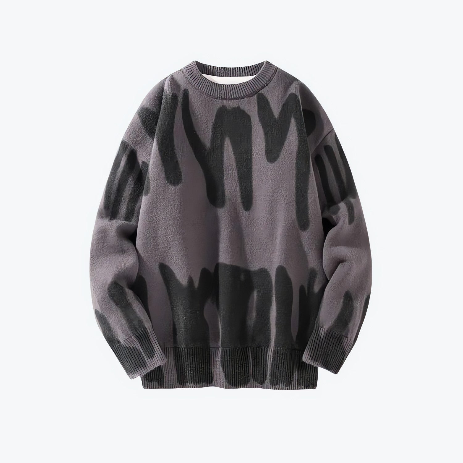 Spray Paint Soft Touch Knitted Sweater - KAYSMAR