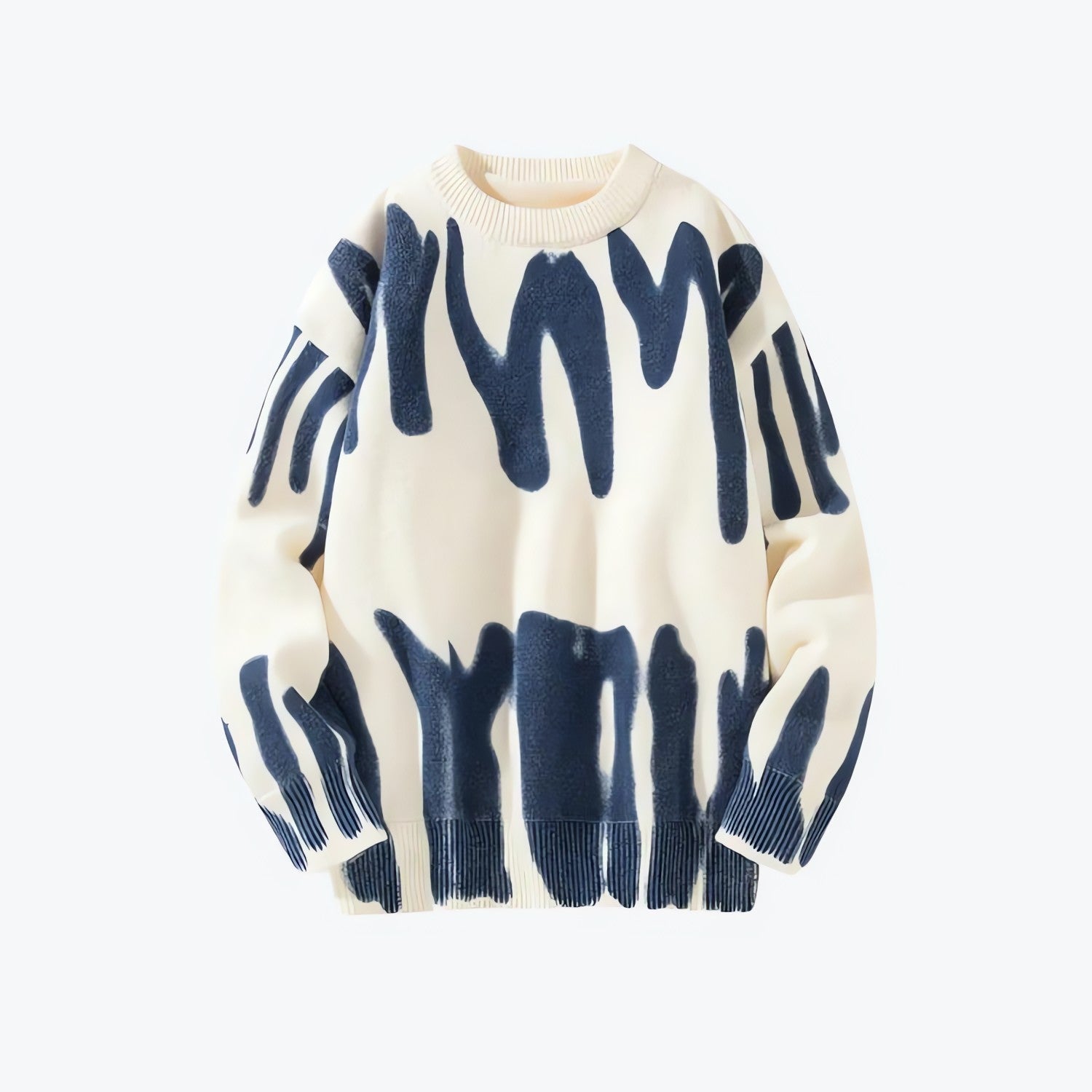 Spray Paint Soft Touch Knitted Sweater - KAYSMAR