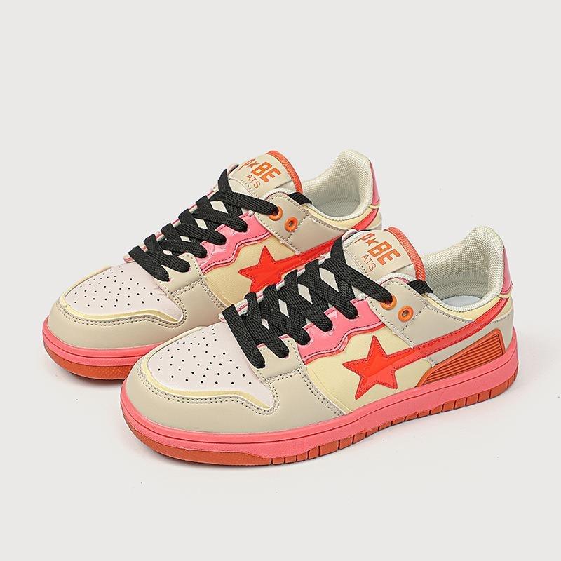 Star Embroidered Multicolor Sneakers - KAYSMAR