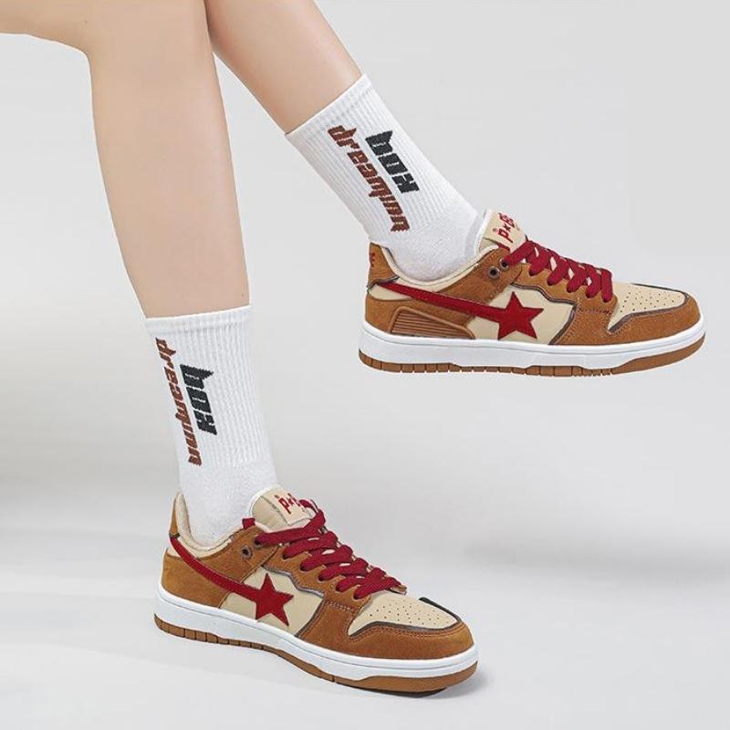 Star Embroidered Multicolor Sneakers - KAYSMAR