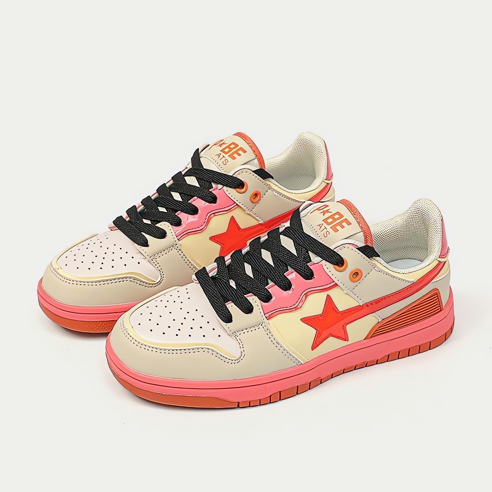 Star Embroidered Multicolor Sneakers - KAYSMAR