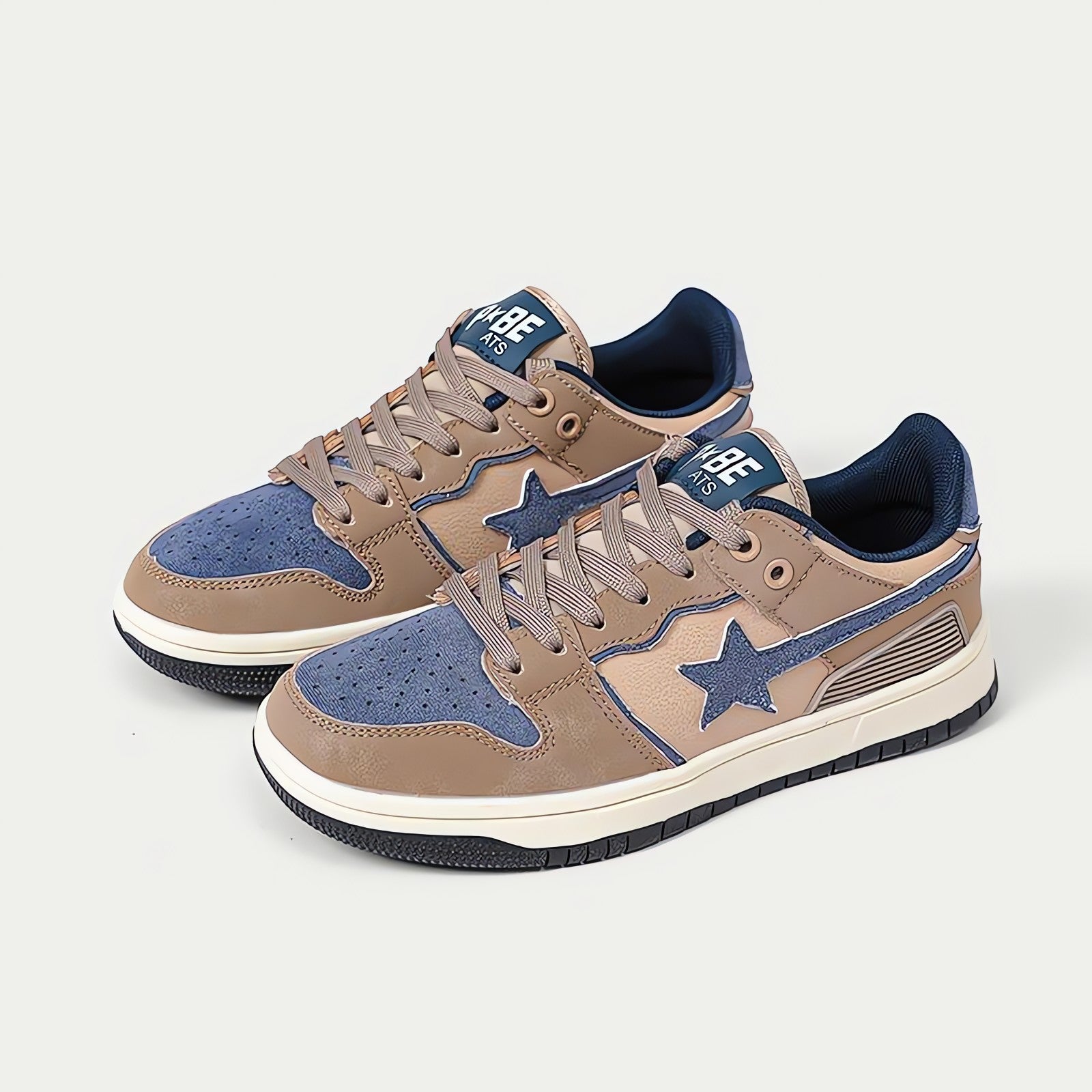 Star Embroidered Multicolor Sneakers - KAYSMAR