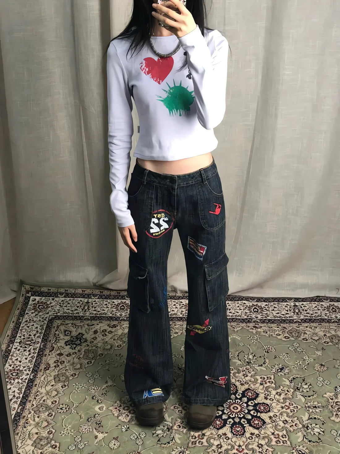 Sticker Cargo Jeans - KAYSMAR