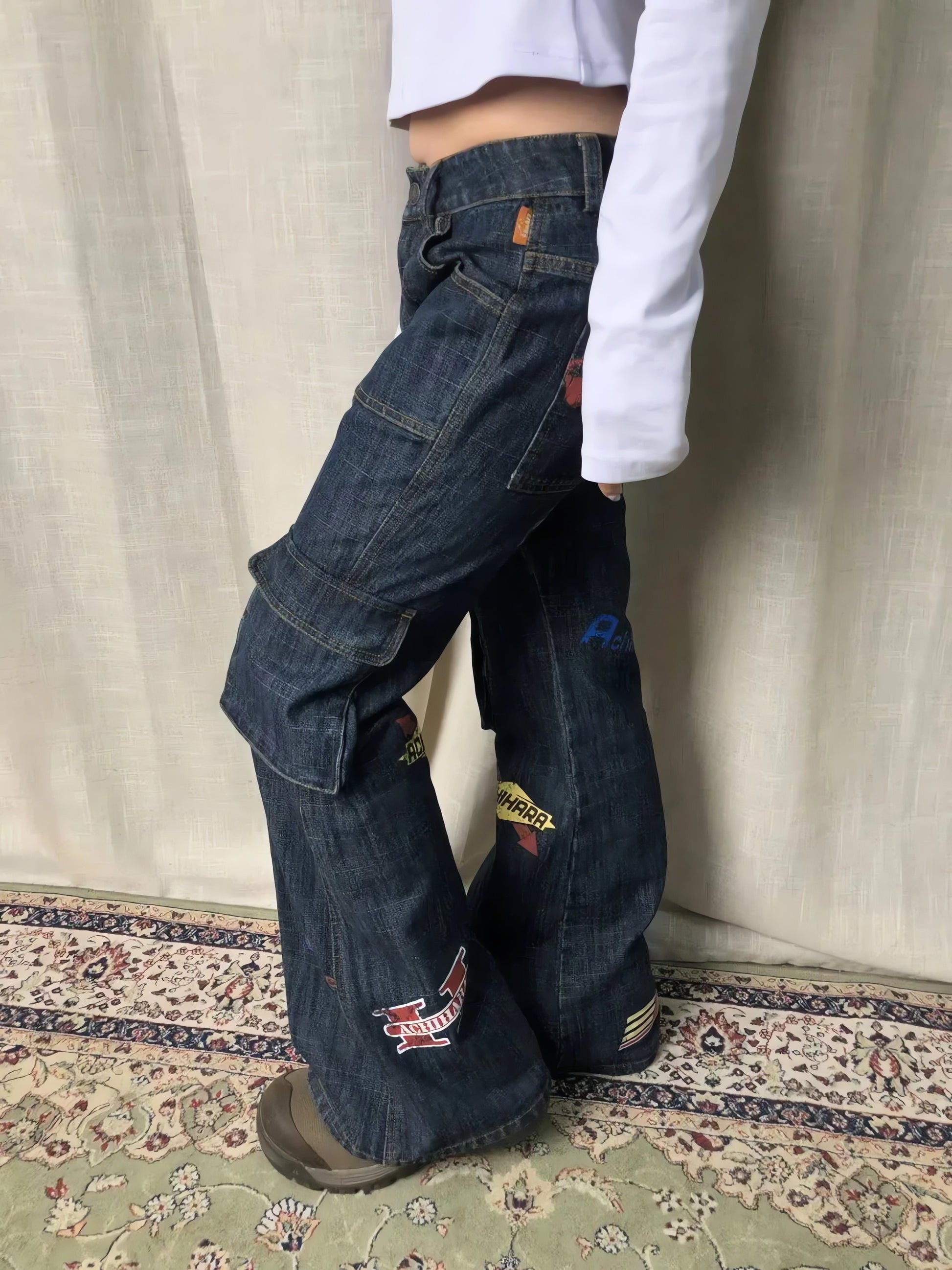 Sticker Cargo Jeans - KAYSMAR