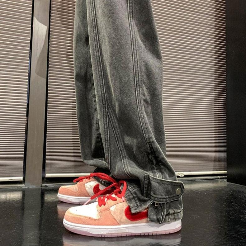 Straight Leg Baggy Jeans - KAYSMAR