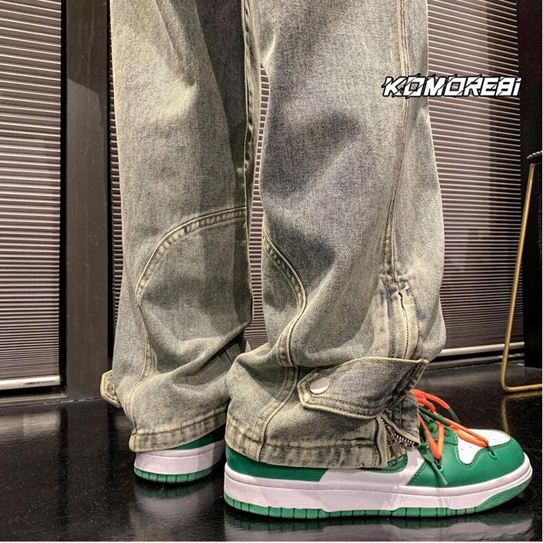 Straight Leg Baggy Jeans - KAYSMAR