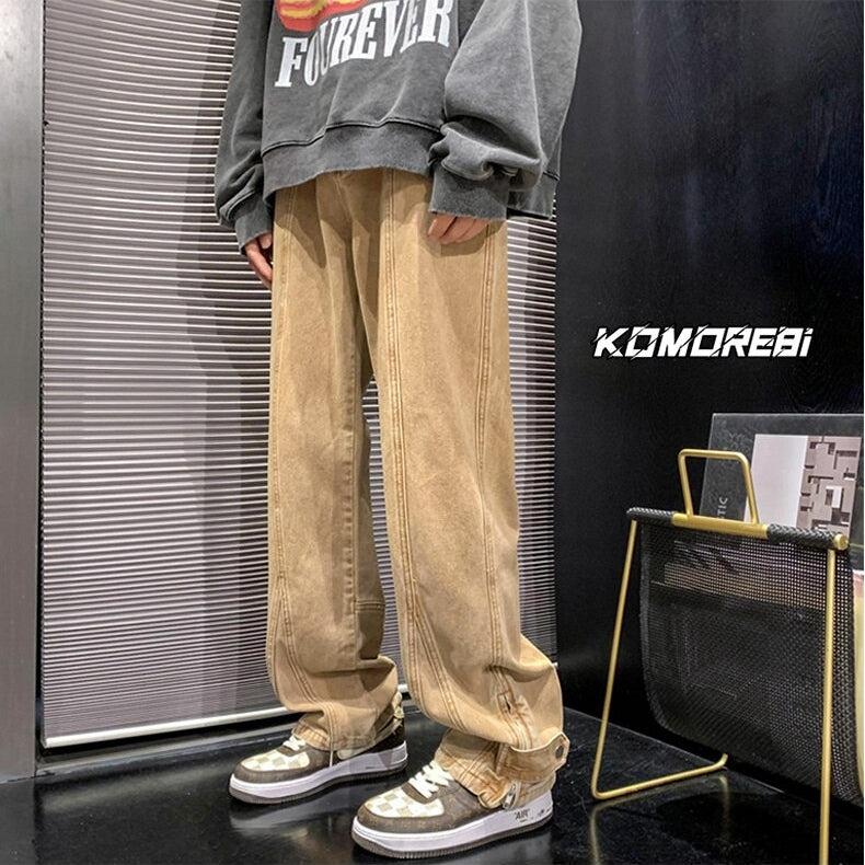 Straight Leg Baggy Jeans - KAYSMAR