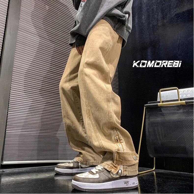 Straight Leg Baggy Jeans - KAYSMAR