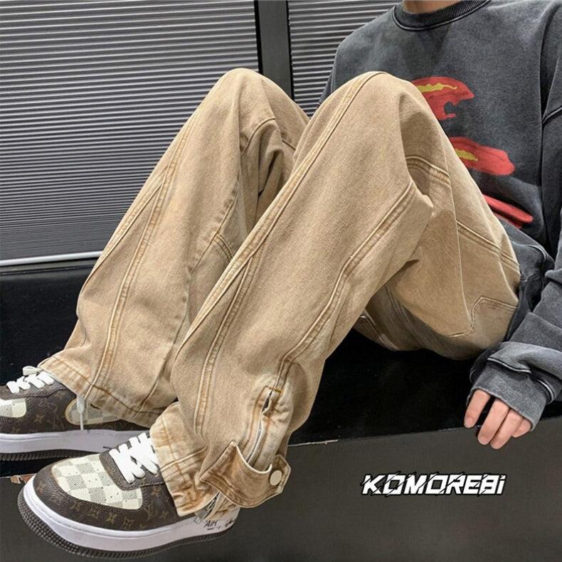 Straight Leg Baggy Jeans - KAYSMAR