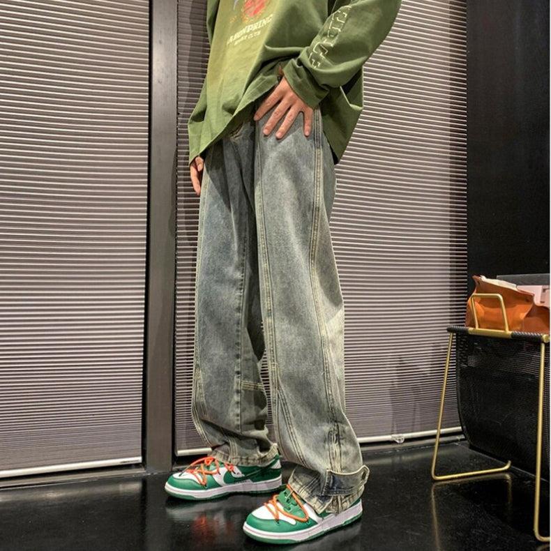 Straight Leg Baggy Jeans - KAYSMAR