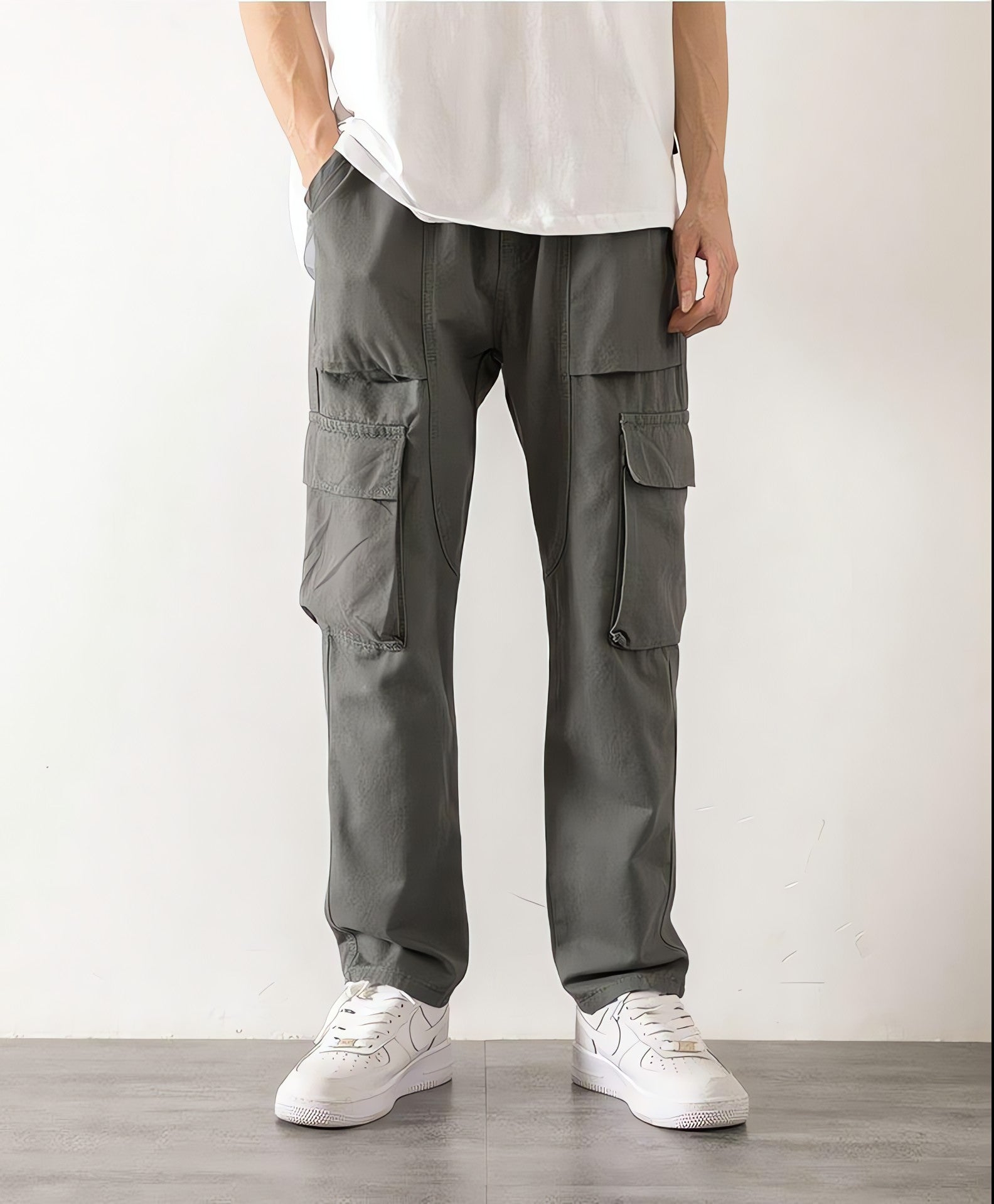 Straight Leg Cargo Pants - KAYSMAR
