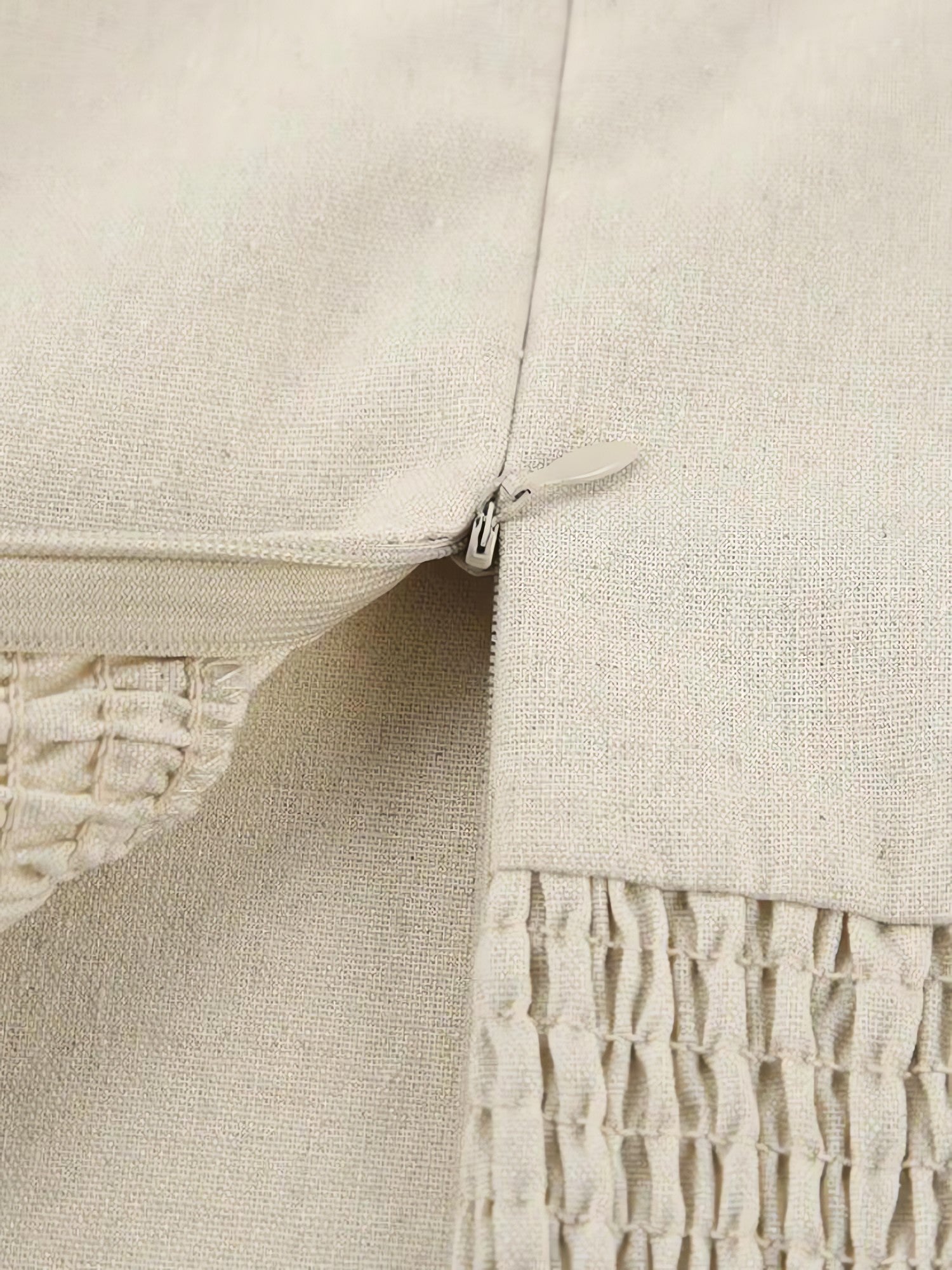 Strapless Linen Midi Dress - KAYSMAR