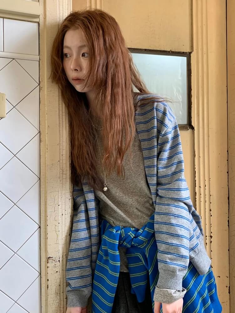Striped Cardigan - KAYSMAR