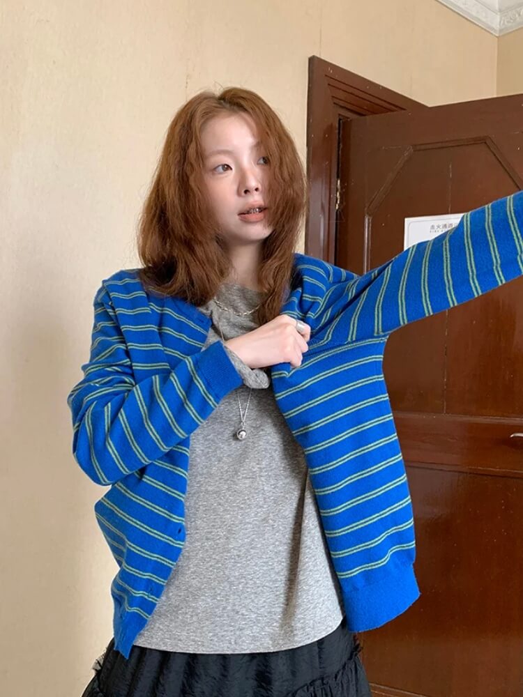 Striped Cardigan - KAYSMAR