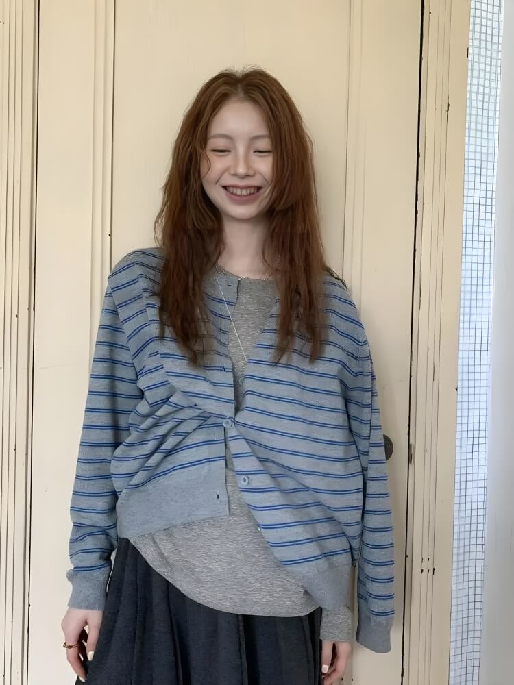 Striped Cardigan - KAYSMAR