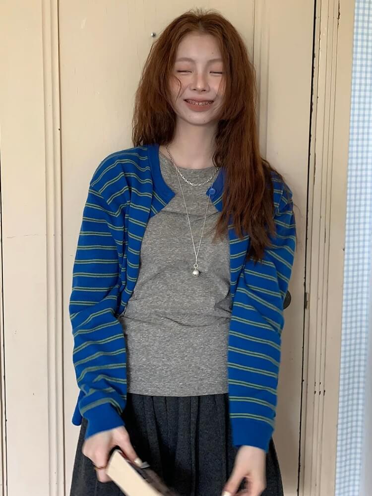Striped Cardigan - KAYSMAR