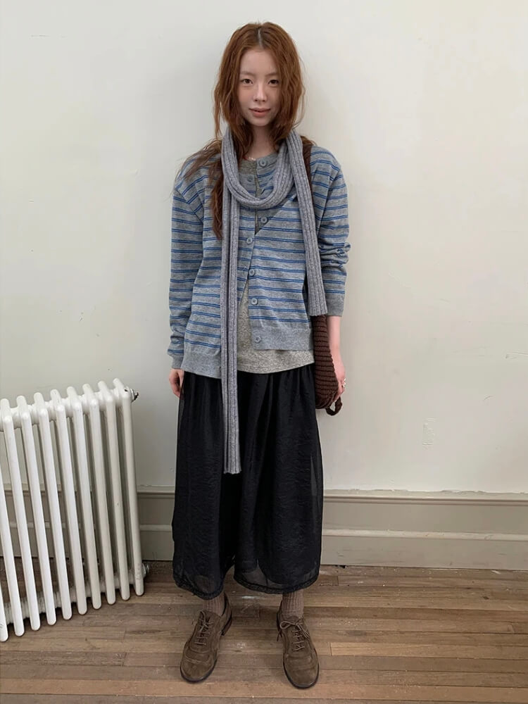 Striped Cardigan - KAYSMAR